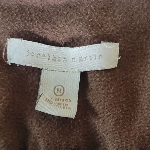 Jonathan Martin Vintage 80's Ruffle Tiered Brown Skirt Size M - Picture 6 of 8